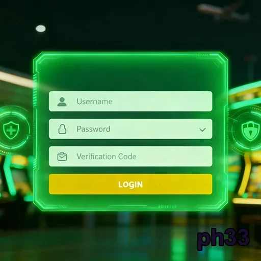 ph33 login screen interface